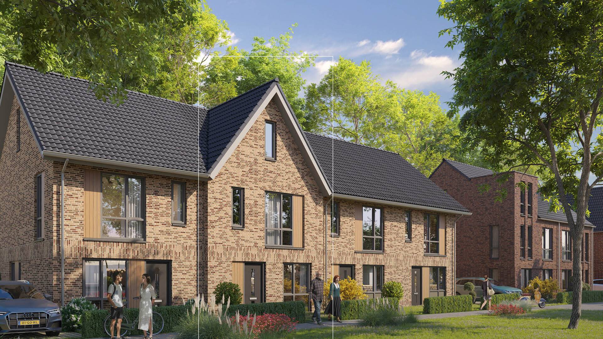 Tussenwoning - Bnr. 702 - Fase 7C-7D deel 2 in Bouverijen in Teteringen ...